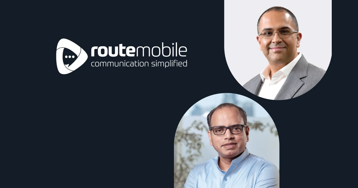 Route Mobile re-designates Mr. Rajdipkumar Gupta as Chief Executive Officer following Mr. Gautam Badalia’s resignation, and announces appointment of Mr. Sammy Mamdani as Chief Operating Officer